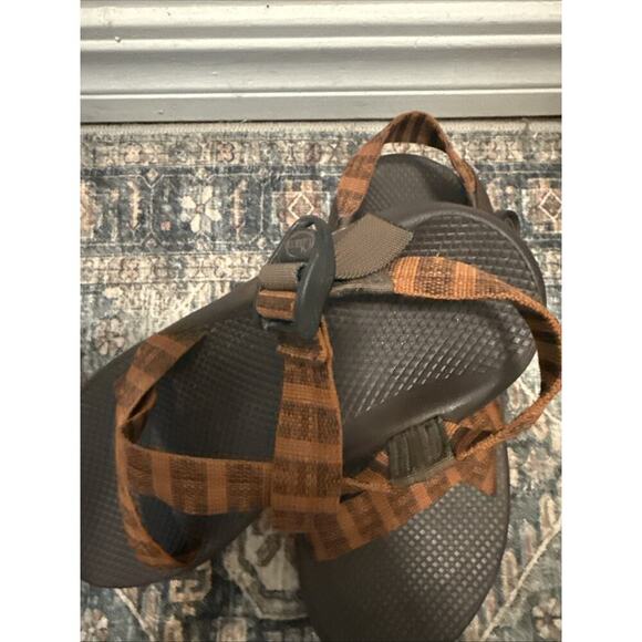 Chaco Size 10M Men’s Brown And Orange Braid Adjustable Comfort Sport Sandals - Picture 4 of 8